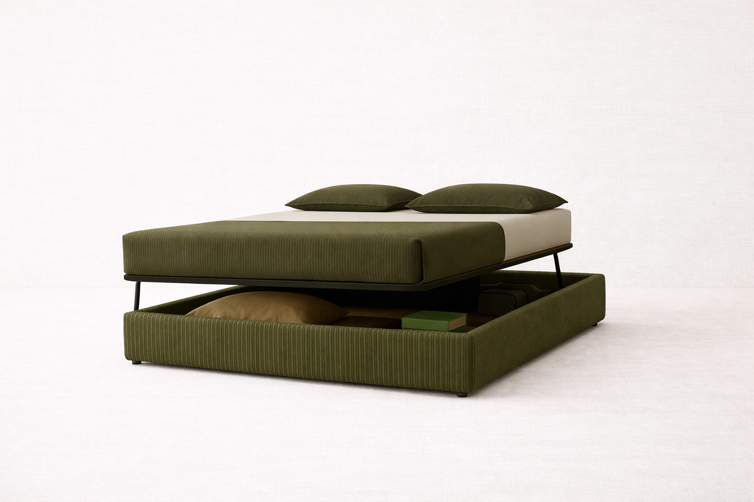 Lit coffre parallèle