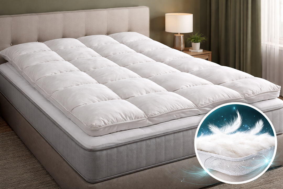 Surmatelas plume