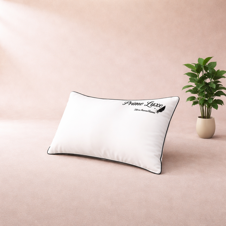 Hypnos - Oreiller plumes de canard avec soutien cervical optimal