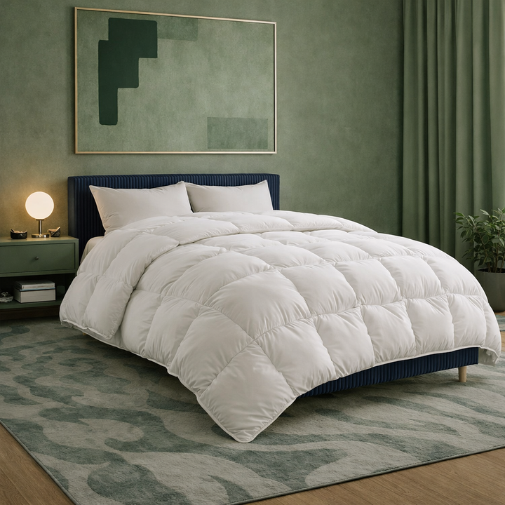 Grand froid hiver - Couette très chaude microfibre hypoallergénique 600g/m²