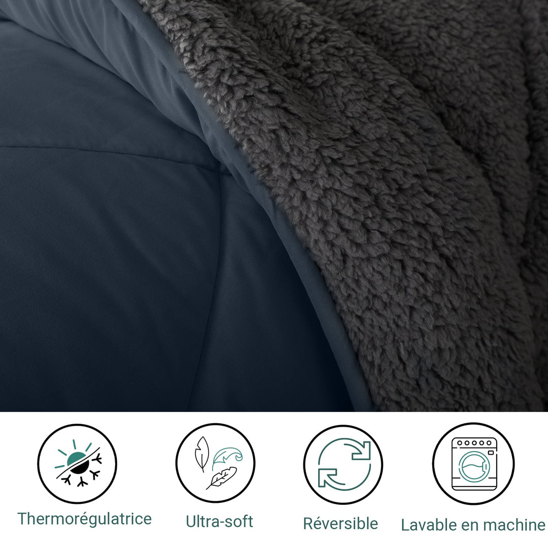 Aura - Couette chaude reversible été/hiver 250 g/m²