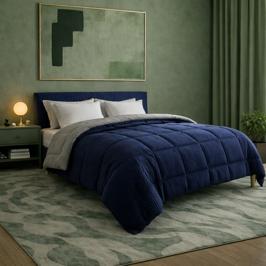 Signature - Couette réversible haut de gamme thermorégulatrice 400 g/m²