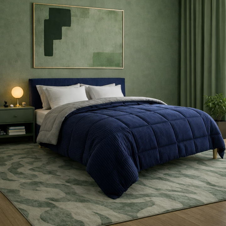 Signature - Couette réversible haut de gamme thermorégulatrice 400 g/m²