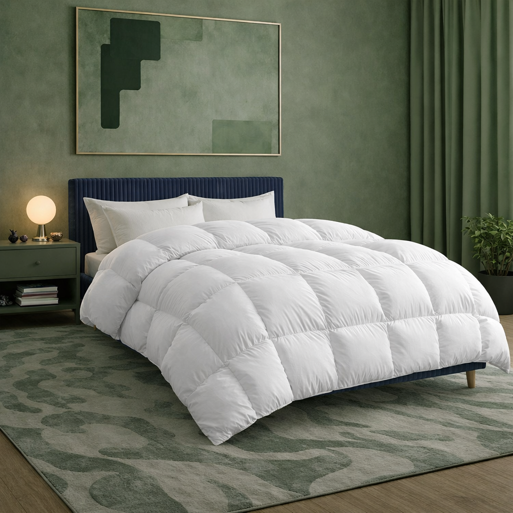 Luxe Plume - Couette chaude 100% plumes naturelles 500 g/m²