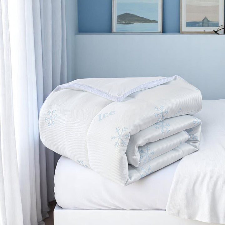 Couette Été Rafraîchissante Ice Cool – 300 g/m² | Tissu respirant & technologie Quick-Dry