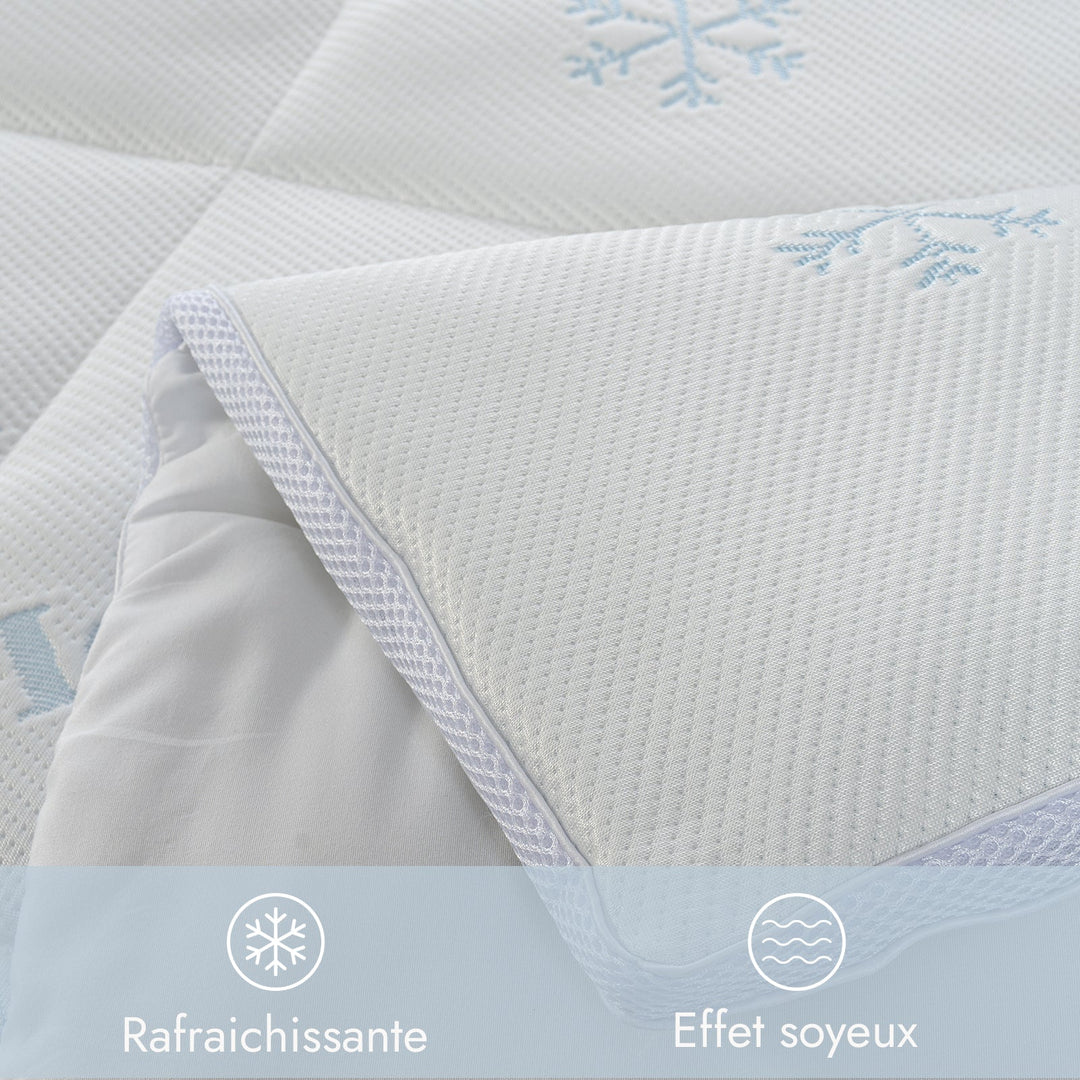 Couette Été Rafraîchissante Ice Cool – 300 g/m² | Tissu respirant & technologie Quick-Dry