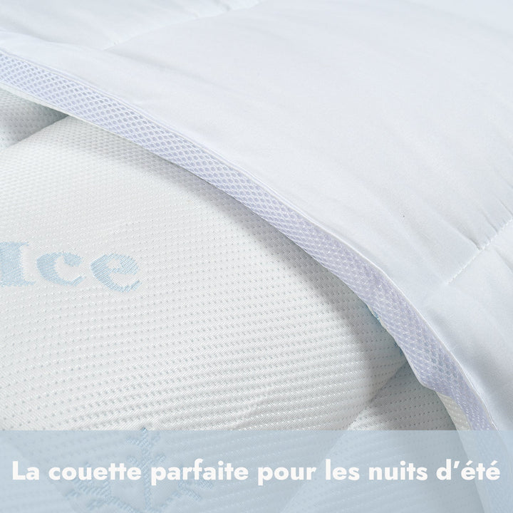Couette Été Rafraîchissante Ice Cool – 300 g/m² | Tissu respirant & technologie Quick-Dry