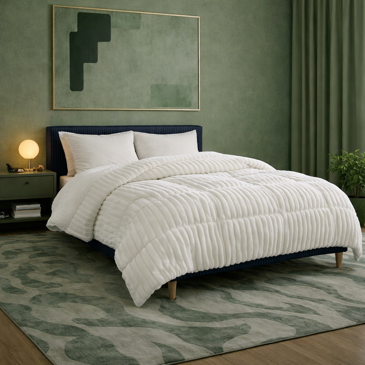 Signature - Couette réversible haut de gamme thermorégulatrice 400 g/m²