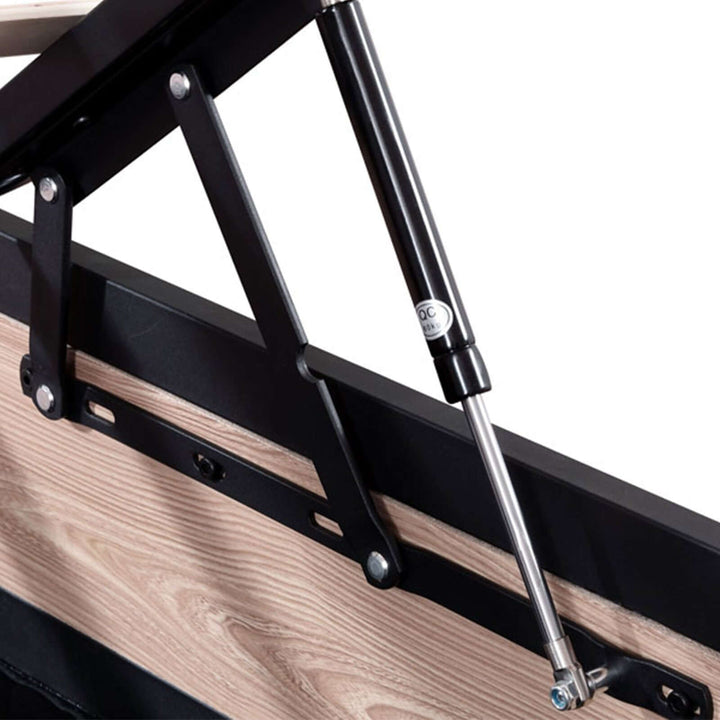 Soho - Lit coffre industriel avec tête de lit et sommier à lattes