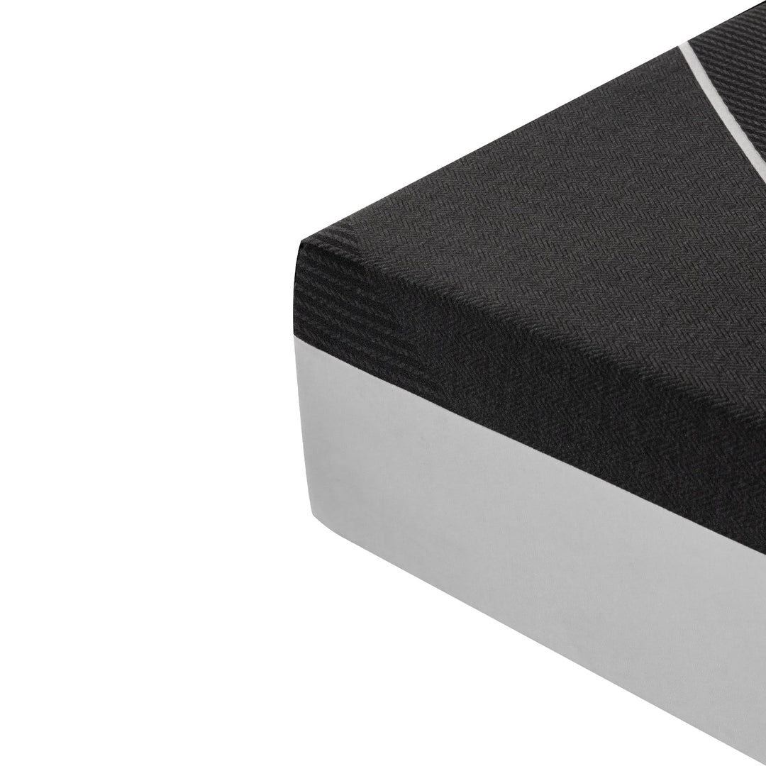 Obsidian - Matelas mémoire de forme bambou-charbon et ressorts ensachés 25 cm