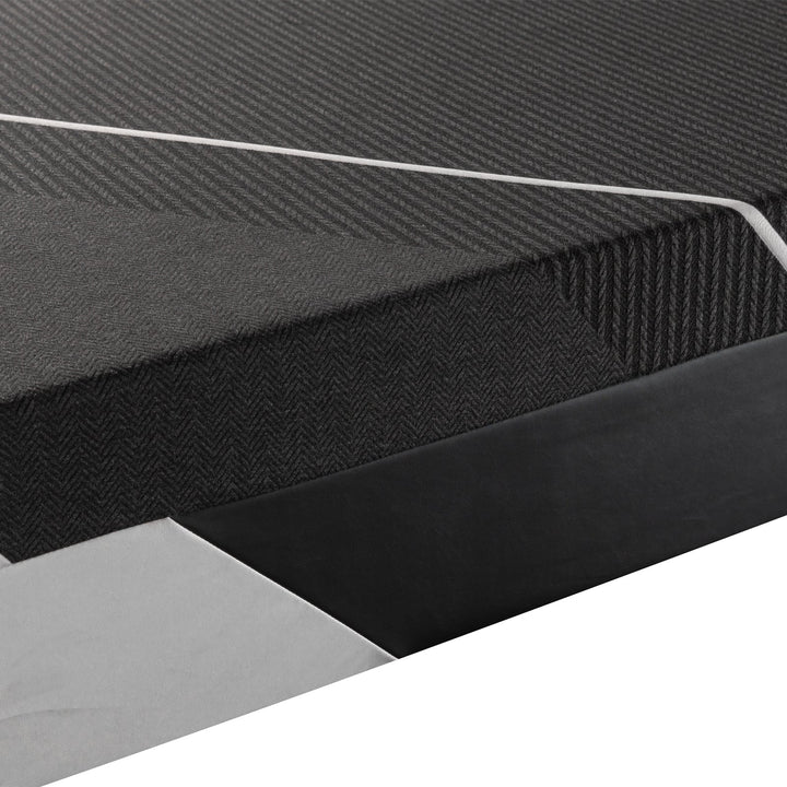 Obsidian - Matelas mémoire de forme bambou-charbon et ressorts ensachés 25 cm