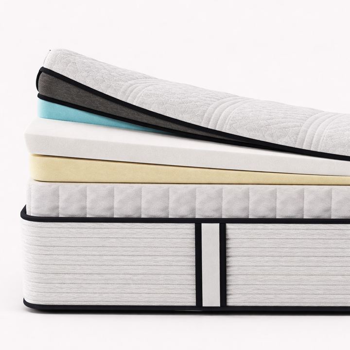 Eden - Matelas latex et ressorts ensachés ergonomique