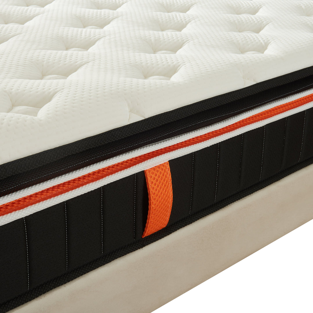 Geminus - Matelas avec double surmatelas mémoire de forme et bande aération
