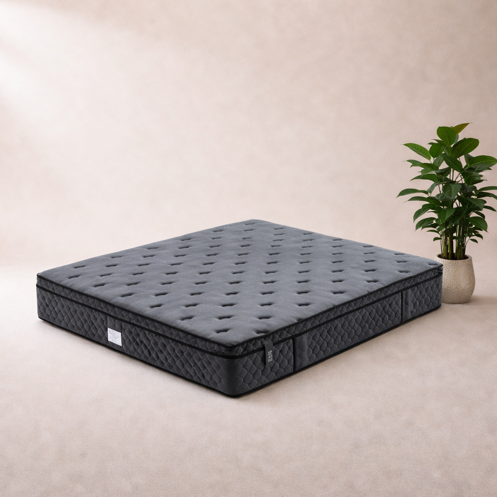 Optima BIO - Matelas mémoire de forme, latex et ressorts ensachés orthopédique