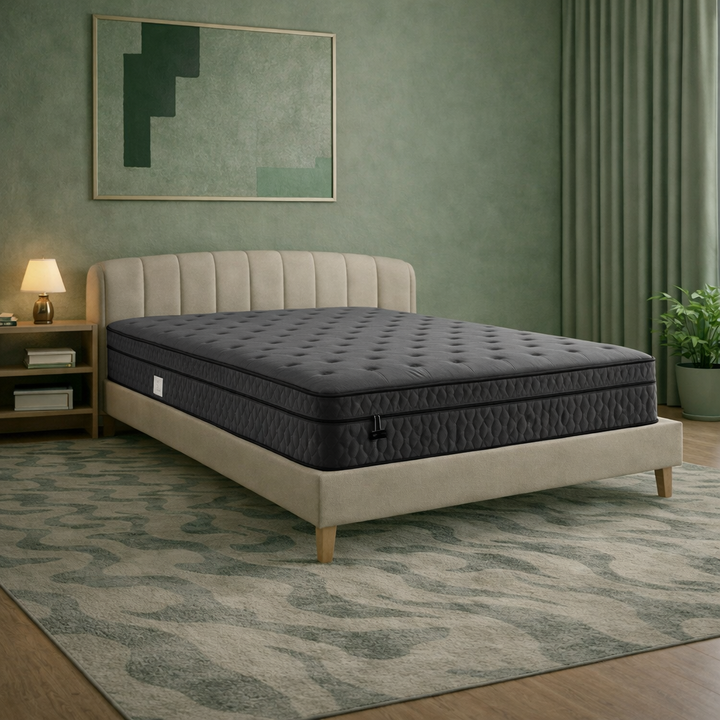 Optima BIO - Matelas mémoire de forme, latex et ressorts ensachés orthopédique