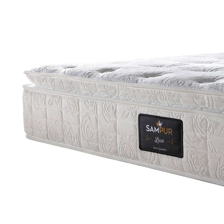 Serenitas - Matelas mémoire de forme, latex et ressorts ensachés surmatelas intégré 27 cm