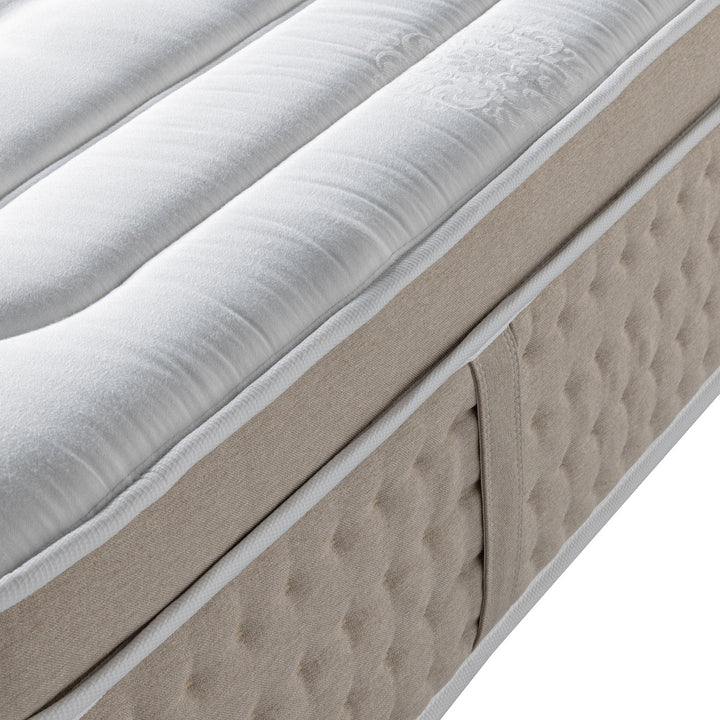 Regalis - Matelas mémoire de forme et ressorts ensachés surmatelas intégré 33 cm