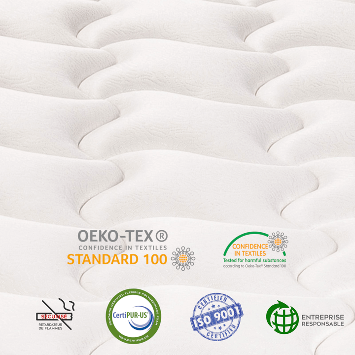 Verona - Matelas mémoire de forme avec surmatelas intégré 22 cm