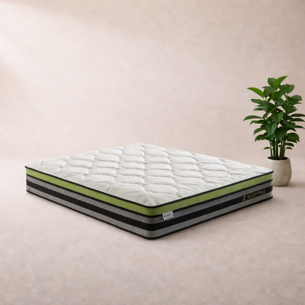 Dualis - Matelas mémoire de forme et ressorts ensachés côté ferme et côté souple