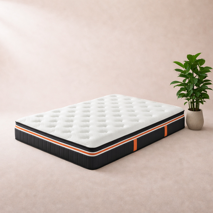 Geminus - Matelas avec double surmatelas mémoire de forme et bande aération