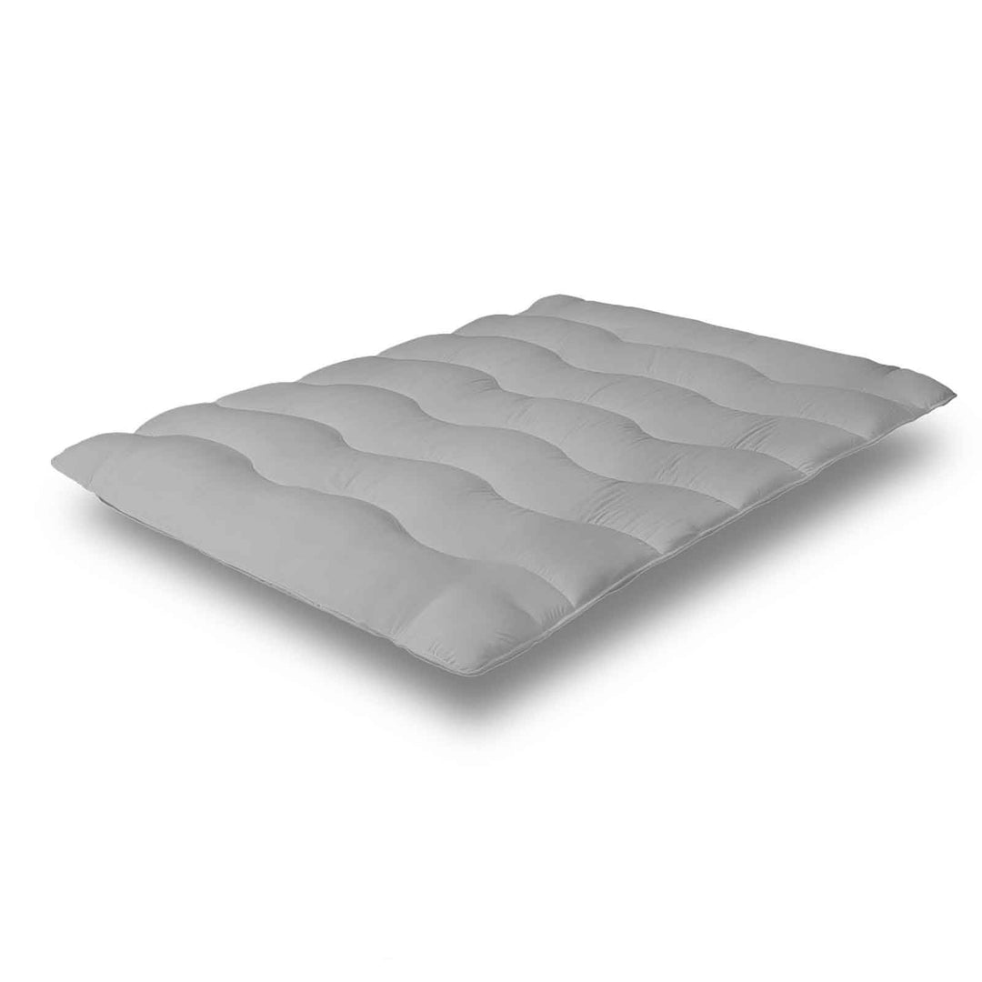 Vague - Surmatelas microfibre et protège matelas sommeil réparateur 4 cm