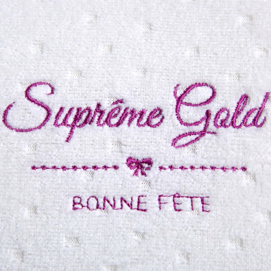 Supreme - Oreiller Mémoire de forme ergonomique & déhoussable 50 kg/m³