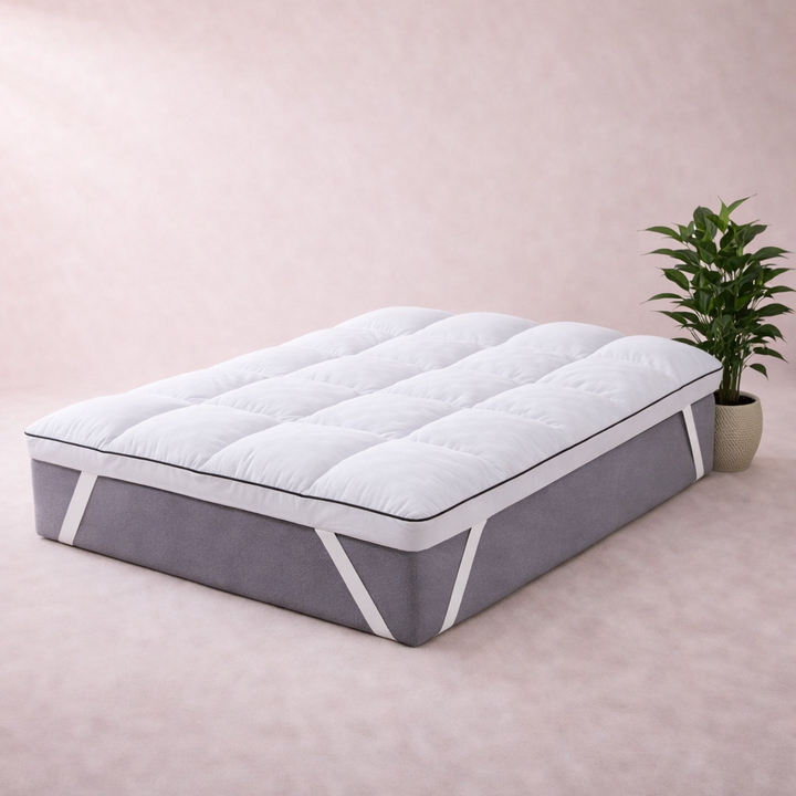 Plumes XXL - Surmatelas 100% plumes de canard ergonomique