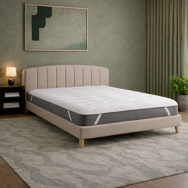 Vague - Surmatelas microfibre et protège matelas sommeil réparateur