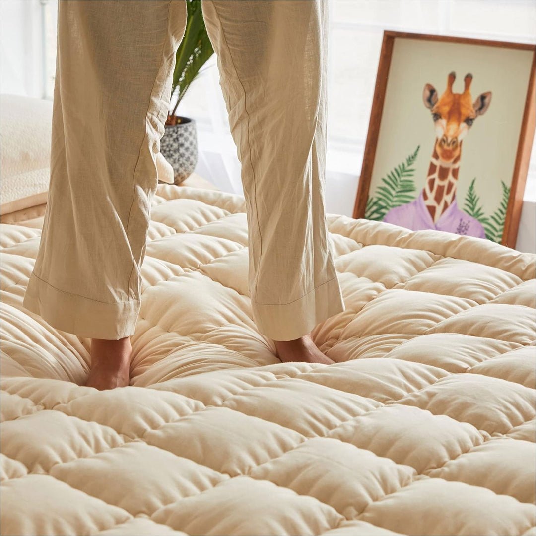 Boreal Bio - Surmatelas laine vierge mérinos bio thermorégulant 5 cm