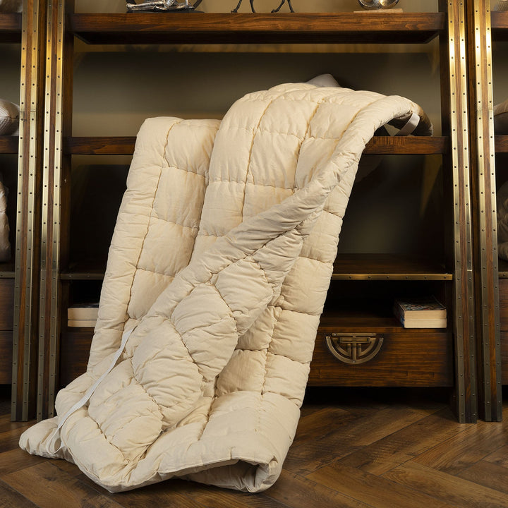 Boreal Bio - Surmatelas laine vierge mérinos bio thermorégulant 5 cm