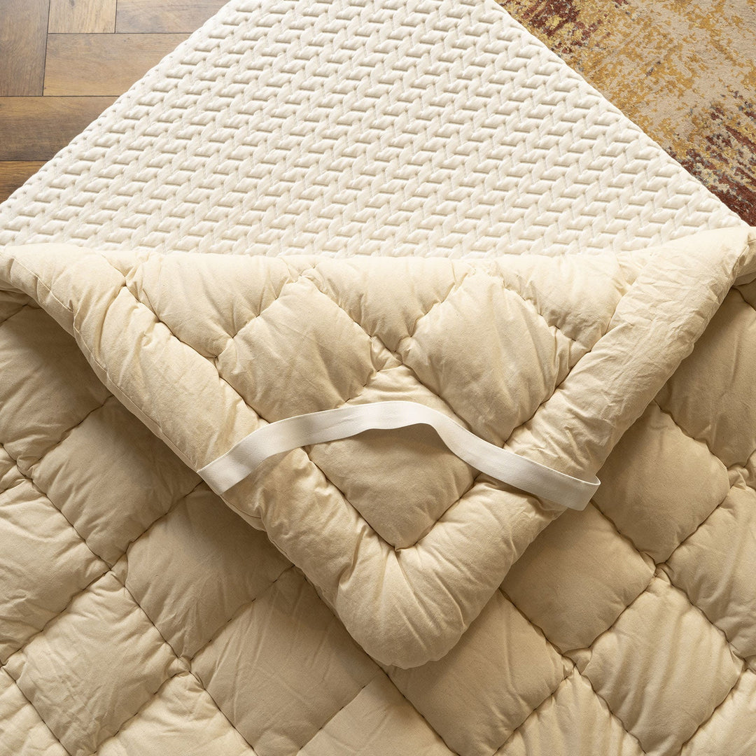 Boreal Bio - Surmatelas laine vierge mérinos bio thermorégulant 5 cm