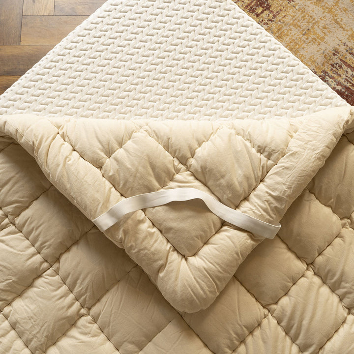 Boreal Bio - Surmatelas laine vierge mérinos bio thermorégulant 5 cm