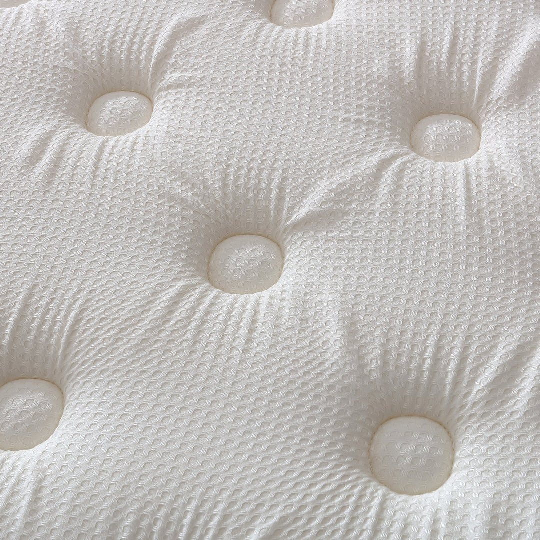 Natural Luxe - Surmatelas latex, mémoire de forme et bambou avec zones de confort