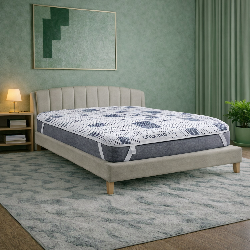 FreshSense - Surmatelas mémoire de forme et tissu rafraîchissant