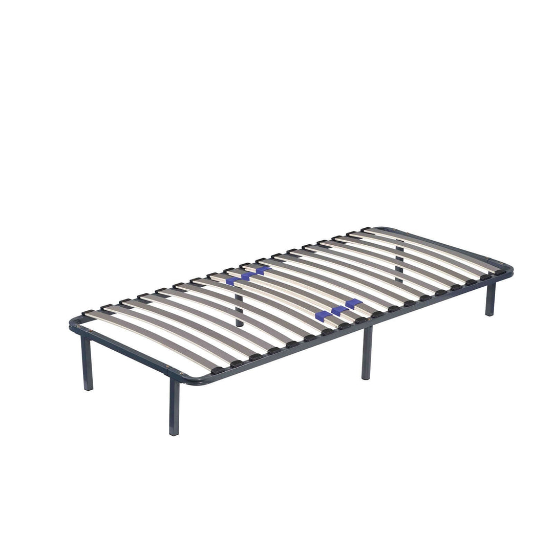 Ergo - Sommier à lattes réglables avec cadre métallique fermeté ajustable