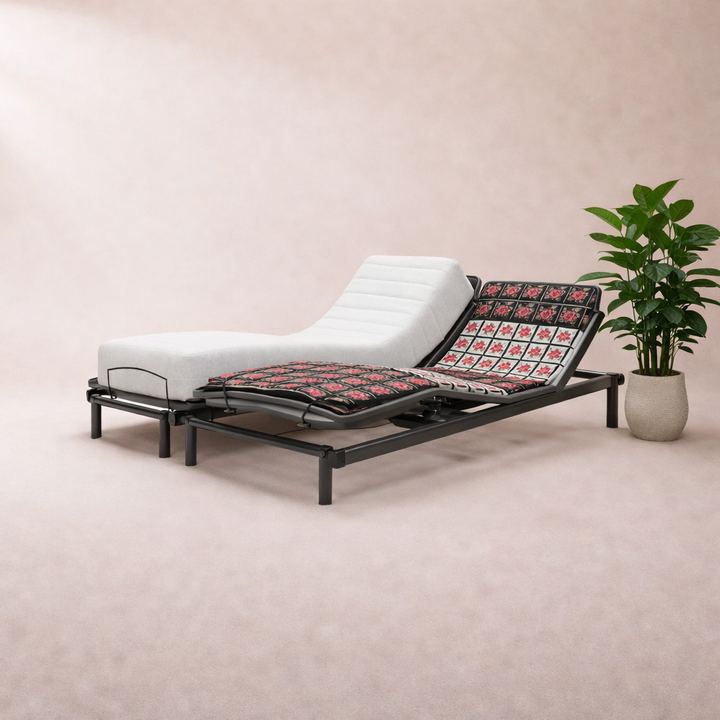 Multiplots - Sommier électrique à plots avec matelas haut de gamme et technologie OKIN