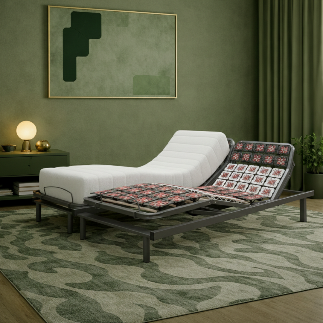 ErgoForm - Matelas pour lit de relaxation électrique à mémoire de forme et déhoussable