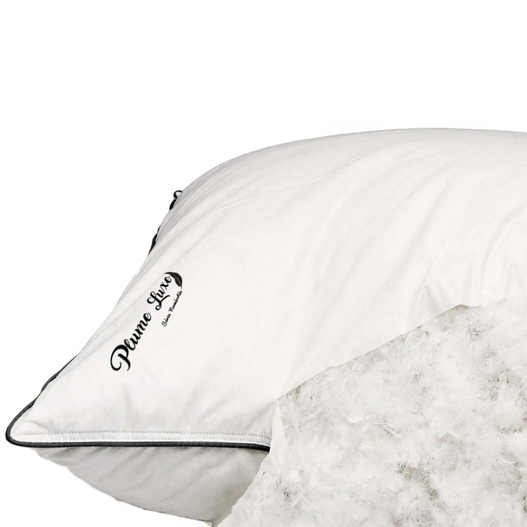 Hypnos - Traversin duvet et plumes de canard ergonomique tissu coton