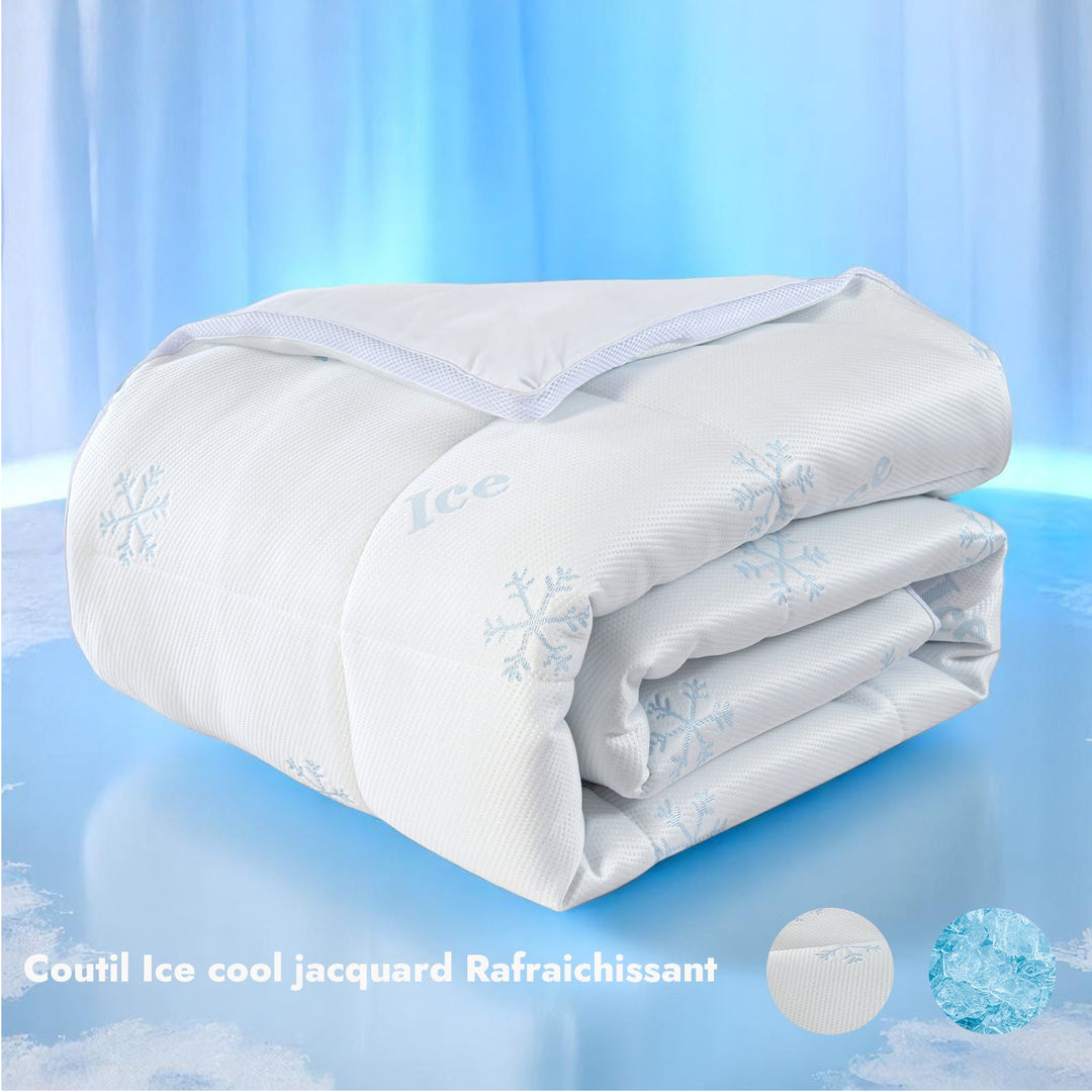 Couette Été Rafraîchissante Ice Cool – 300 g/m² | Tissu respirant & technologie Quick-Dry