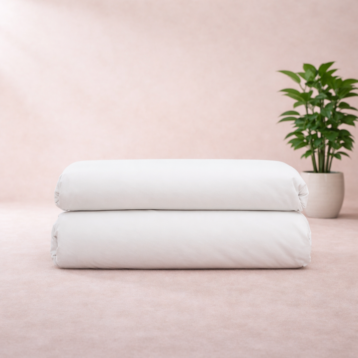 Harmonie - Drap housse blanc respirant, doux et hypoallergénique