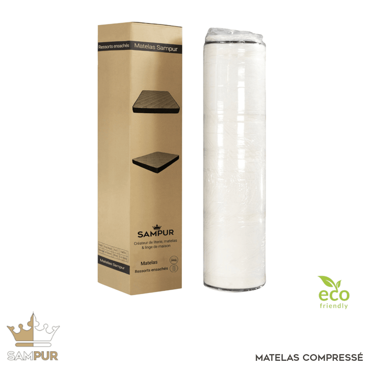Vita - Matelas mémoire de forme et ressorts ensachés morphologique 21 cm