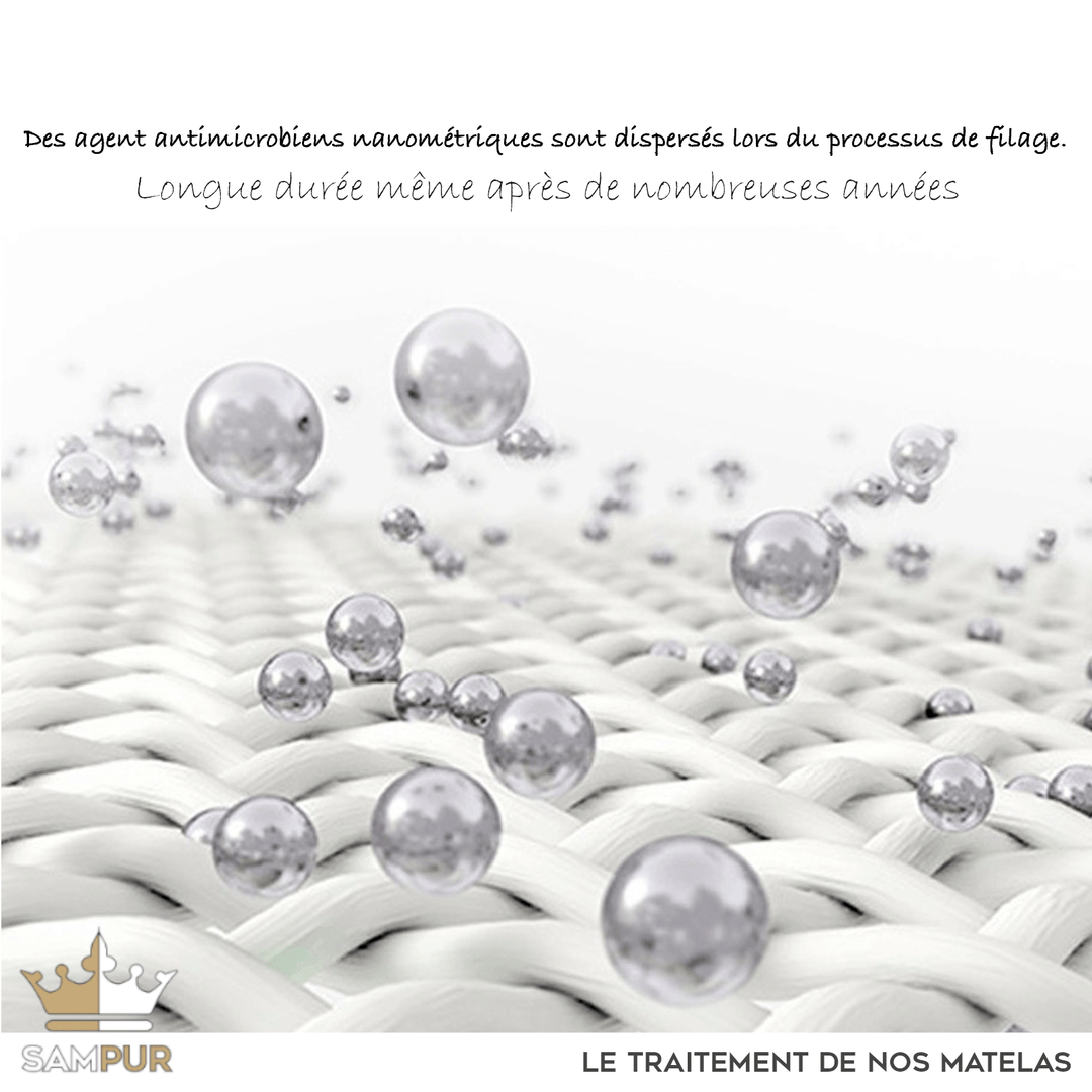 Essentiel  - Surmatelas mémoire de forme 7 zones de confort 4 cm