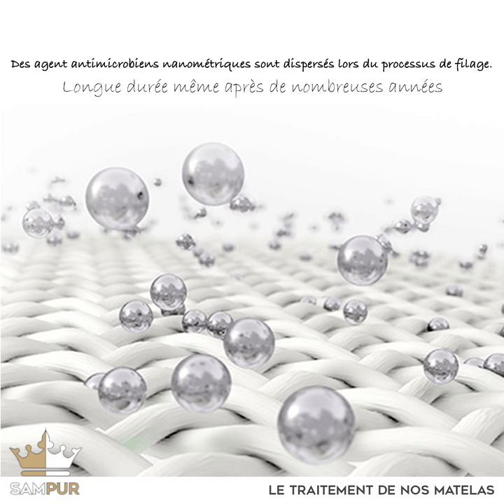 Essentiel  - Surmatelas mémoire de forme 7 zones de confort 4 cm