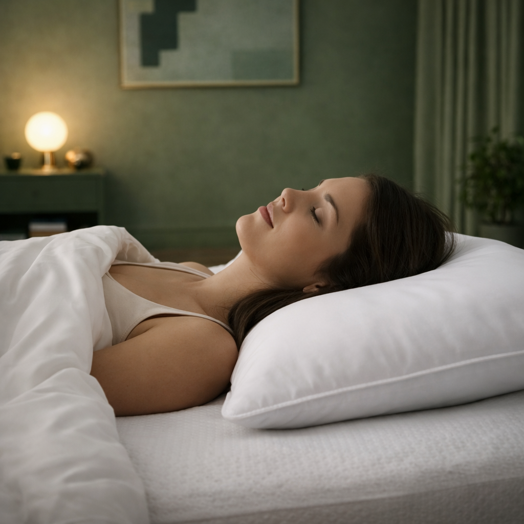 Nova - Oreiller microfibre ergonomique moelleux et respirant