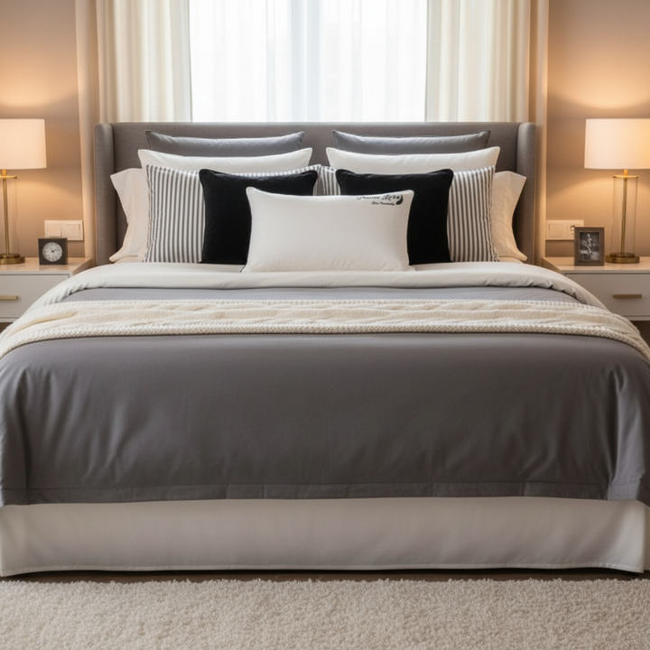 Hypnos - Oreiller plume avec soutien cervical optimal