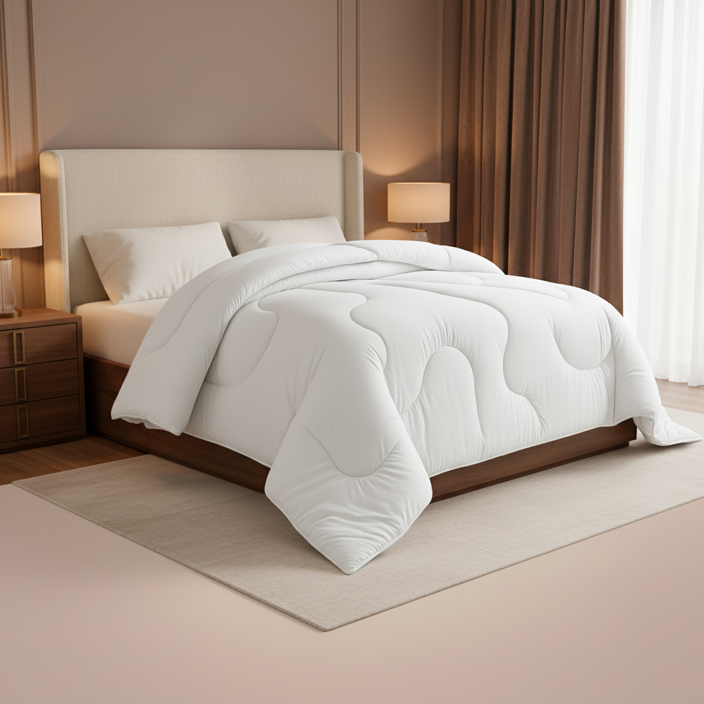 Nordik - Couette hiver très chaude microfibre ultra douce 600g/m²