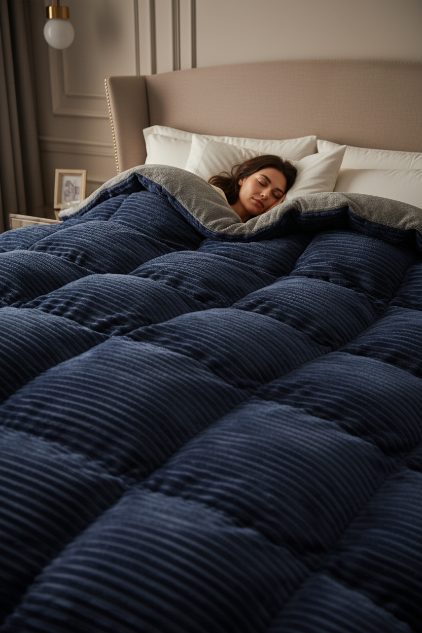 Signature - Couette réversible haut de gamme thermorégulatrice 400 g/m²