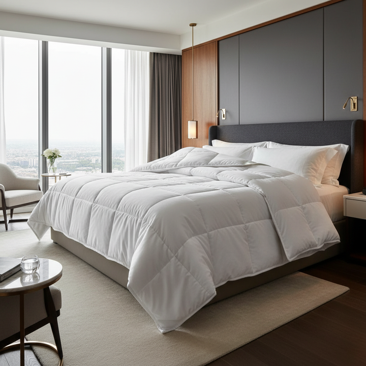 Luxe Plume - Couette chaude 100% plumes naturelles 500 g/m²