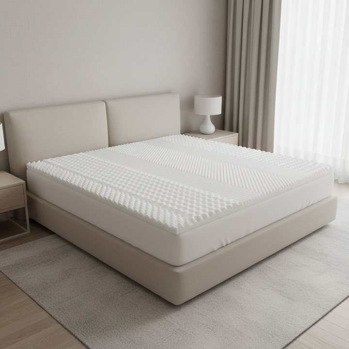 Essentiel  - Surmatelas mémoire de forme 7 zones de confort 4 cm