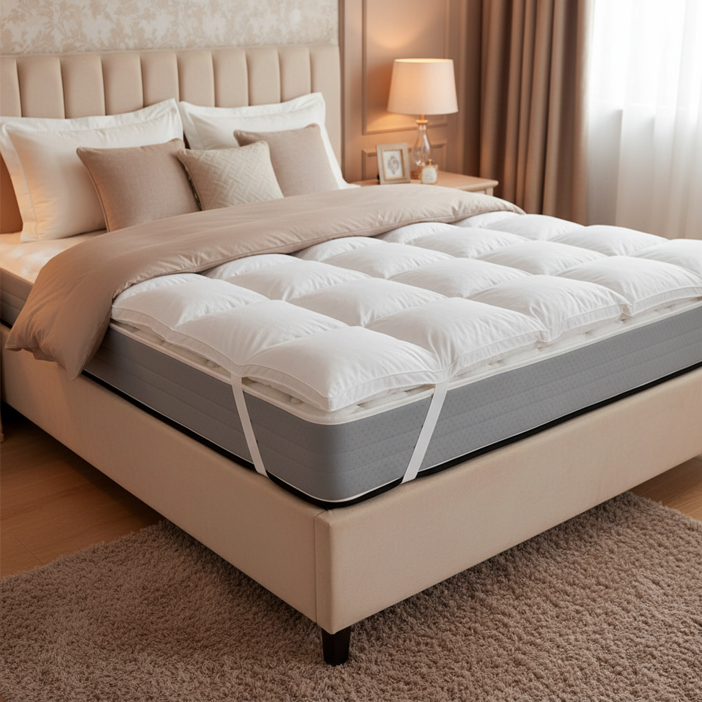 Plumes XL - Surmatelas en plumes de canard naturelles 4 cm